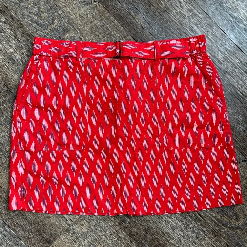 Banana Republic Factory Orange Red Skirt - Picture 1 of 4